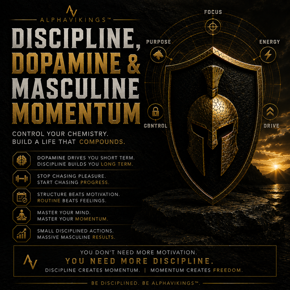Discipline, Dopamine & Masculine Momentum
