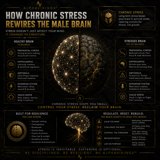 How Chronic Stress Rewires the Male Brain