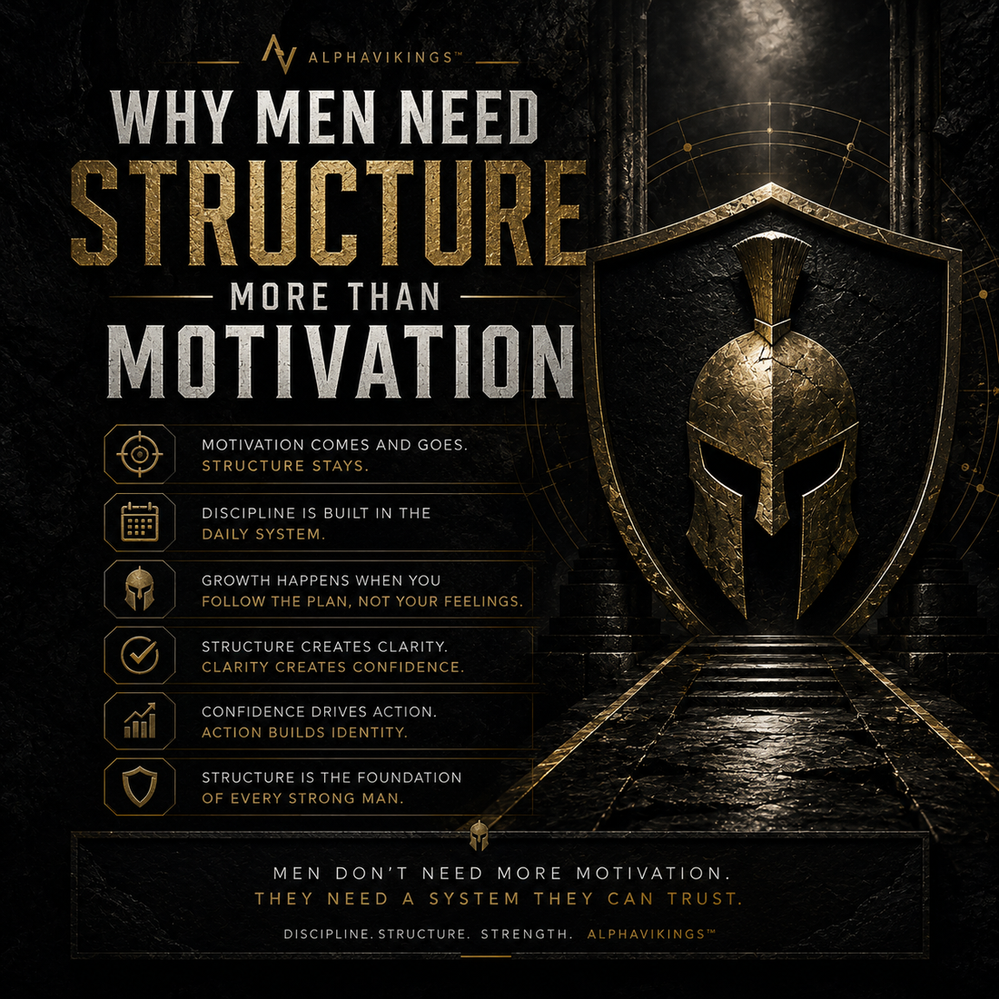 Why Men Need Structure More Than Motivation